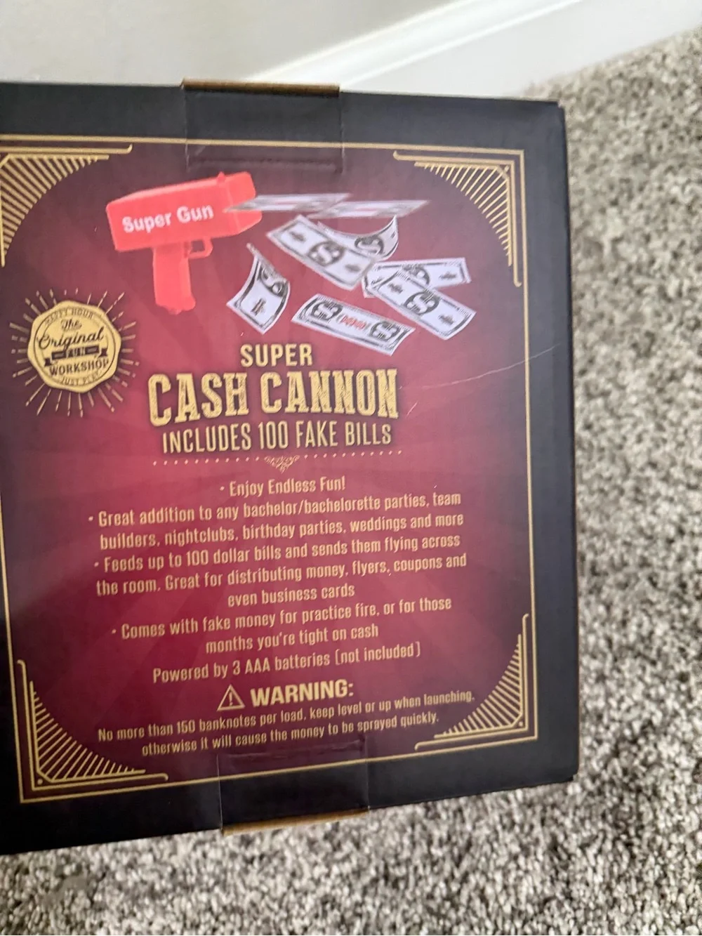 Super Cash Cannon Gun - Red